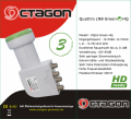 Octagon Quattro Green HQ OQLG LNB 0.1dB HDTV 3D FULLHD NEU