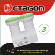 Octagon Monoblock Flex-Feed LNB Green HQ OFFLG Single flexibel HDTV und 3D tauglich