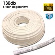 Sat Koaxial Kabel 130dB 5-fach geschirmt Kupfer-Stahl Innenleiter HDTV FULLHD 3D Meterware