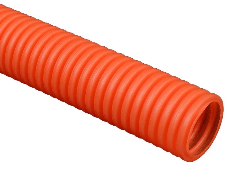 100m M16 Orange Kabel Leerrohr Elektrorohr Installationsrohr Wellrohr ...